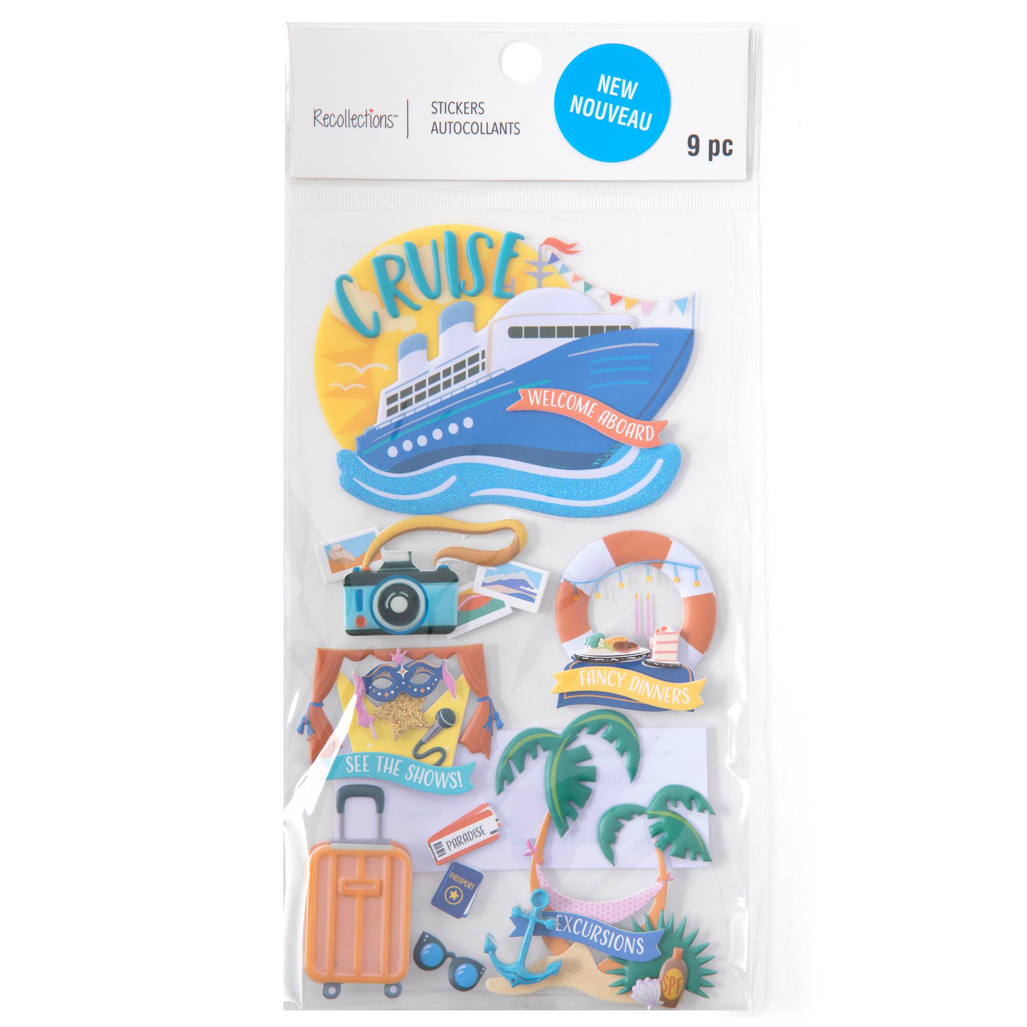 Cruise Dimensional Stickers by Recollections™